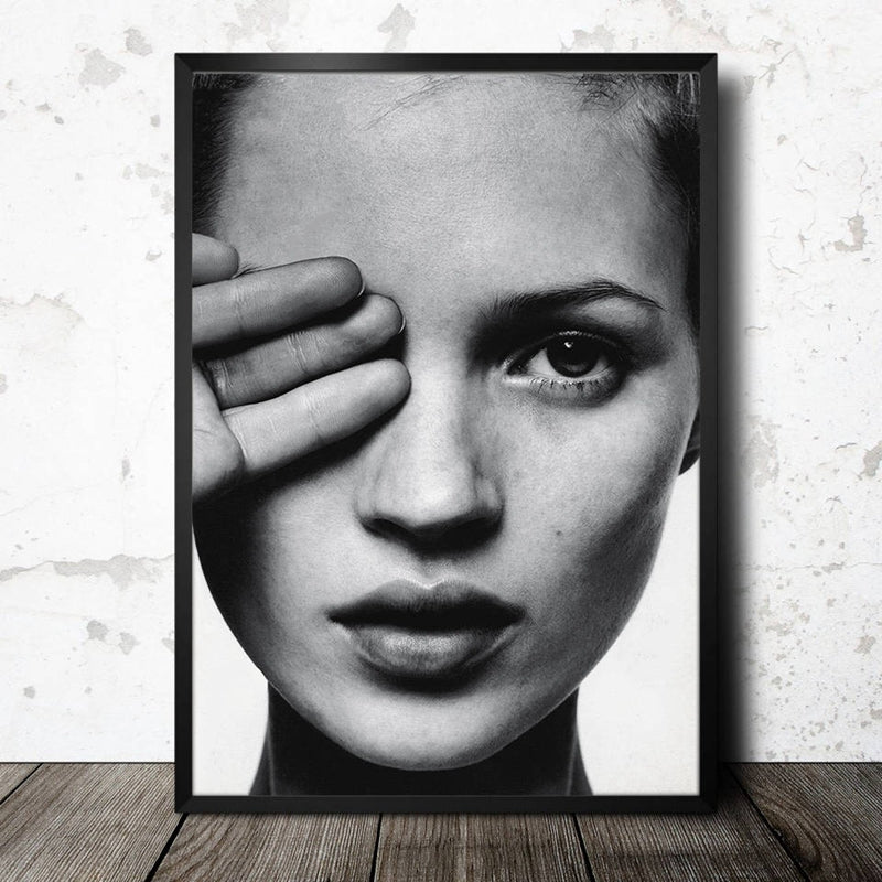 Kate Moss pop culture canvas poster print