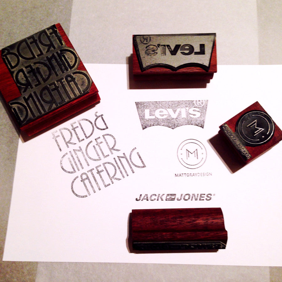 Custom made vintage style wooden stamp - Six Things - 4