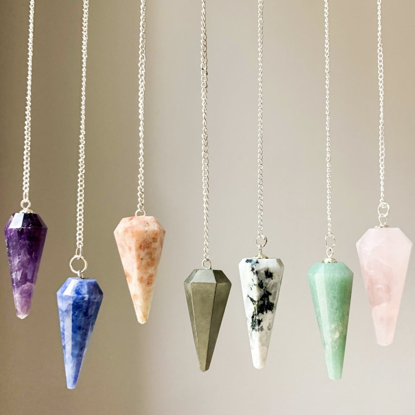 Crystal hanging pendulum