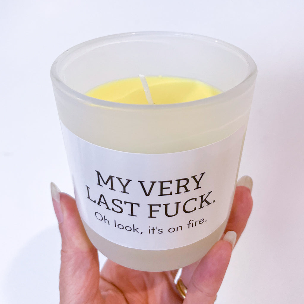 My last fuck / Abusive glass candle