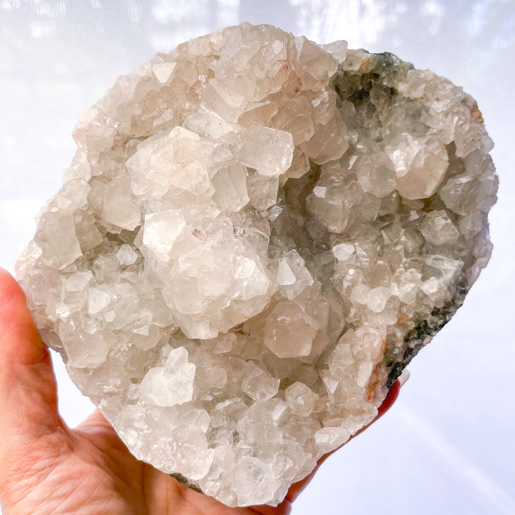 Apophyllite crystal cluster geode 1.67kg