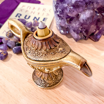 Brass Incense Burner , Aladdin Oil Lamp -  Canada