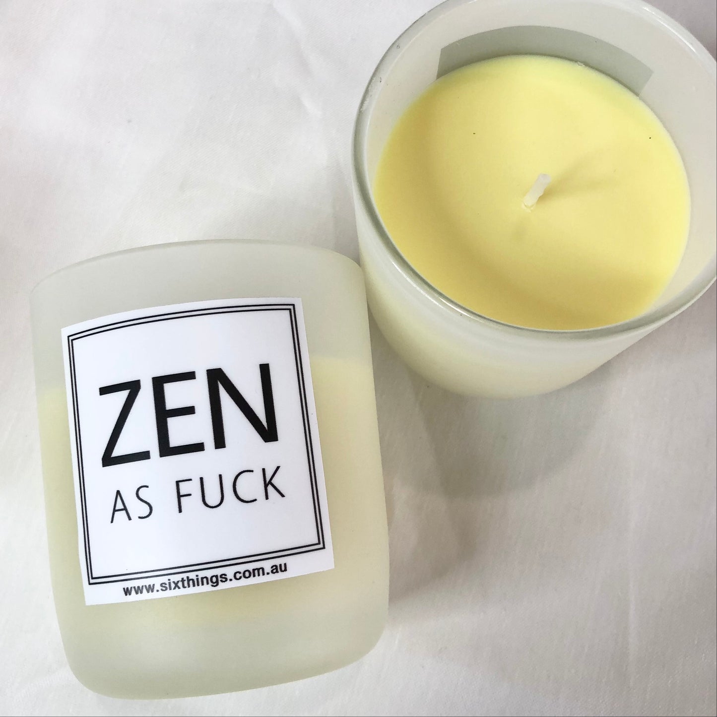 Zen as Fuck fun / abusive candle