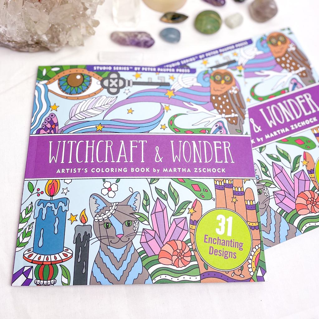 Witches fun colouring book