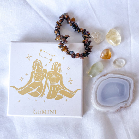Gemini Zodiac star sign crystal lover kit
