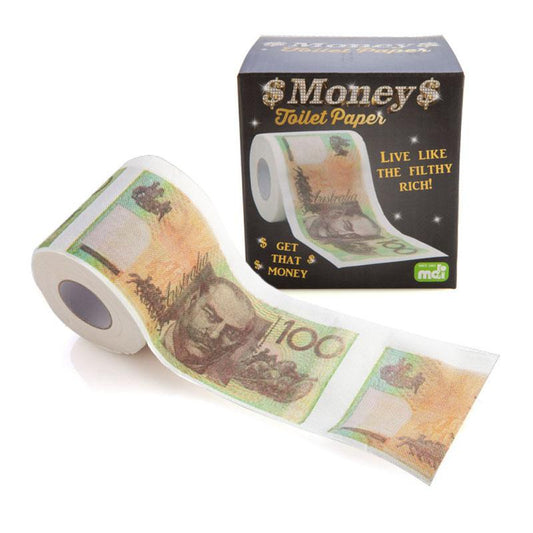 Aussie $100 novelty money toilet paper