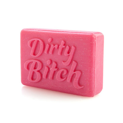 Dirty bitch pink glitter gift soap bar