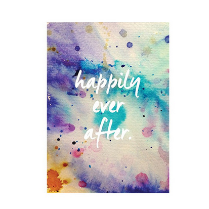 Happily ever after watercolour print - Six Things - 1