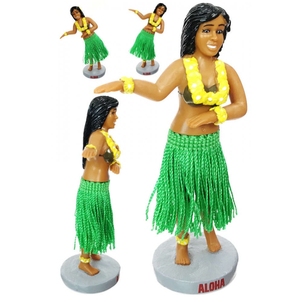 Hawaiian hula girl novelty dashboard dancer