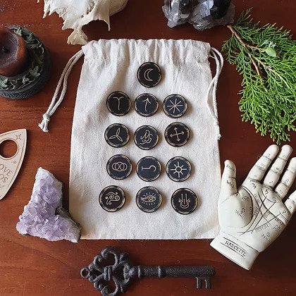 Thing Rune Hand made Witches runes kit / Runes for divination – Six Things Shop ...