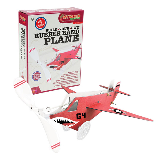 DIY puzzle build a shark mouth plane kit