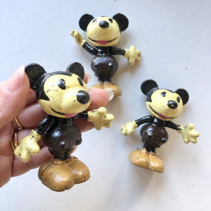 Vintage Mickey Mouse Disney cast iron statue