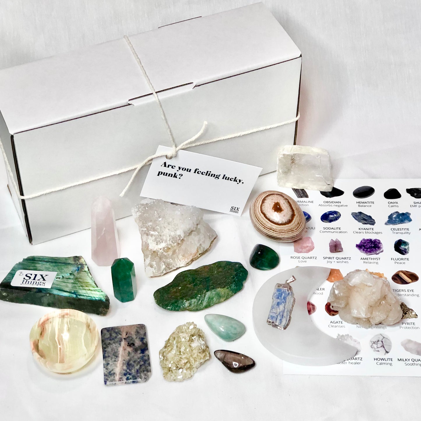 CRYSTALS mystery box / a crystal a day gift box (clusters, polished and rough)
