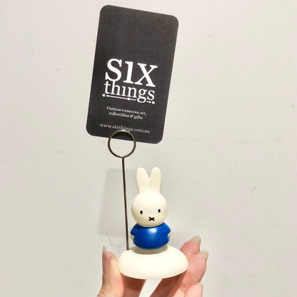Miffy bunny rabbit desk photo card holder