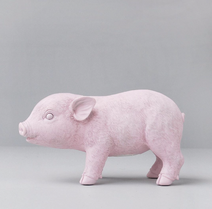 Piglet money bank / piggy money box statue