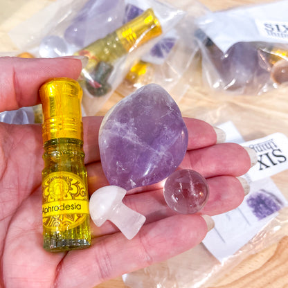 Witches crystals and perfume starter pack