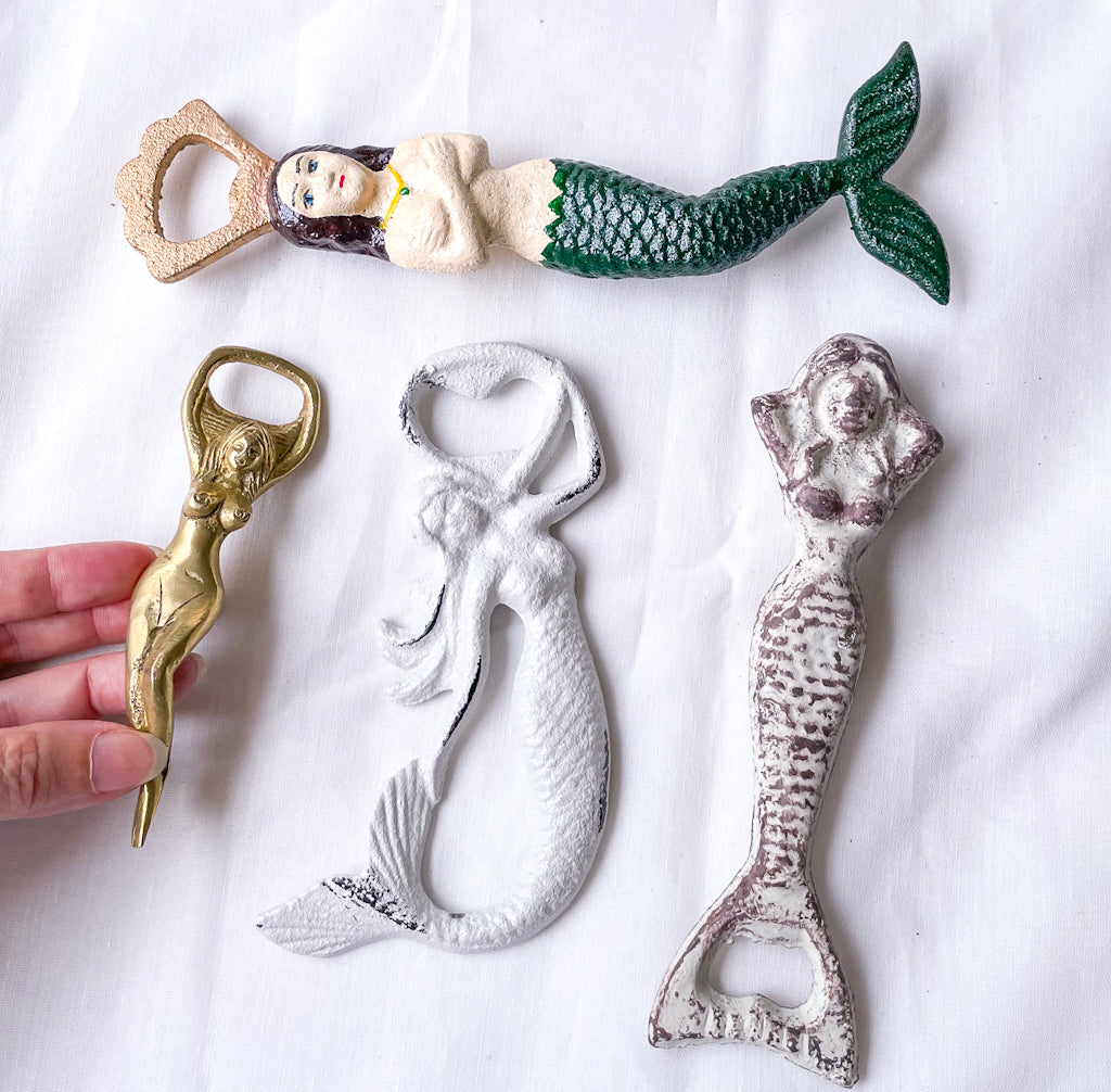 Mermaid metal bottle opener