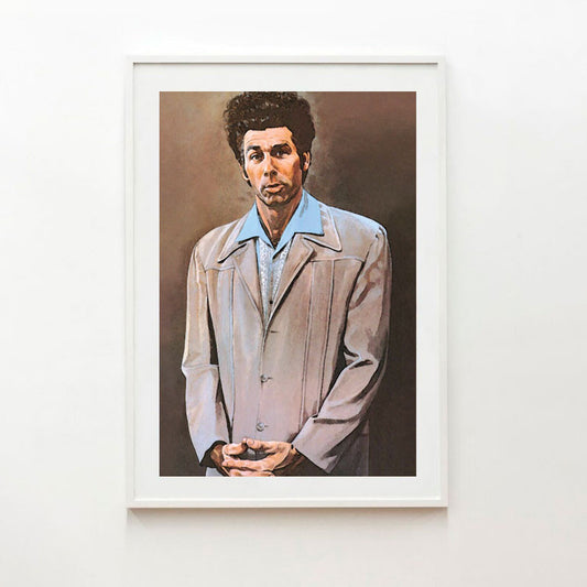 Seinfeld's Cosmo Kramer portrait poster print - Six Things - 1