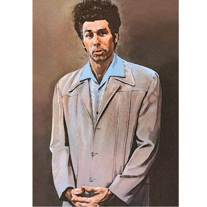 Seinfeld's Cosmo Kramer portrait poster print - Six Things - 2