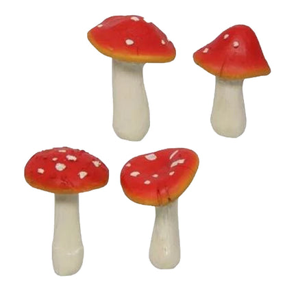 Magic toadstool mushroom pot decor