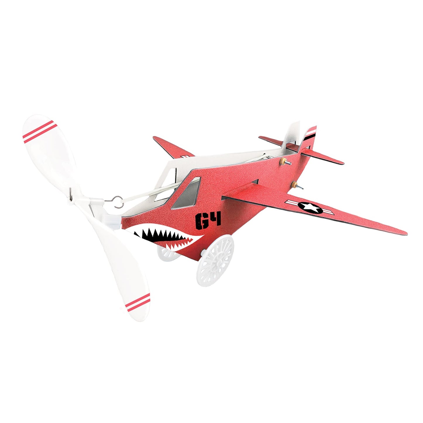 DIY puzzle build a shark mouth plane kit