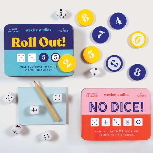Dice game - roll out or no dice