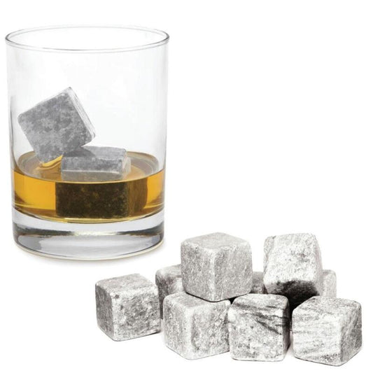 Set 9 eco whiskey soap stone / wine ice