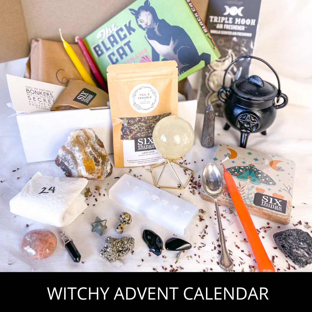 Witchy Crystal Christmas countdown / xmas advent calendar gift box - limited edition